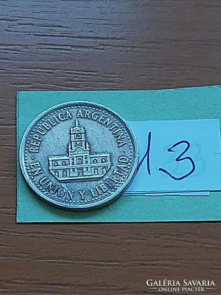 ARGENTÍNA 25 CENTAVOS 1994 Réz-nikkel,  Cabildo (Buenos Aires)  13