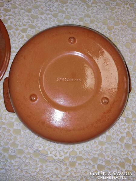 Sárospataki duck, chicken baking dish, earthenware pot, old