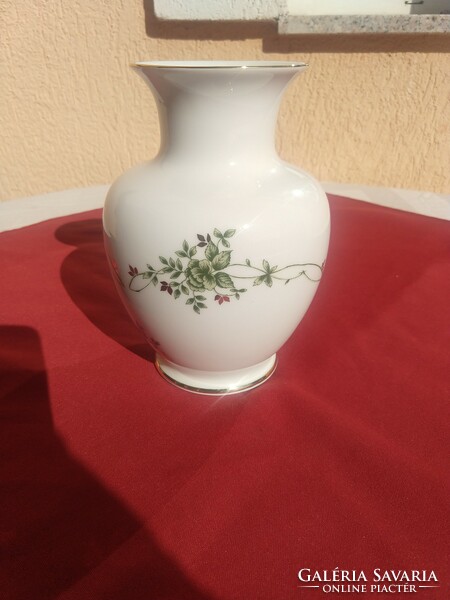 Hollóháza Erika patterned vase,, 18 cm,, new in store,,