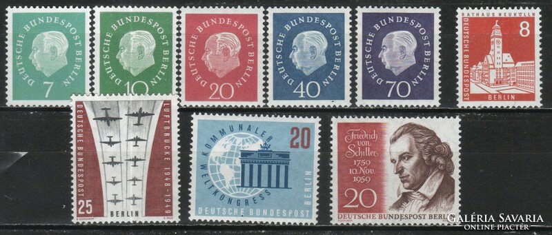 Postman berlin 1069 mi 182-190 1959 full year 17.80 euros