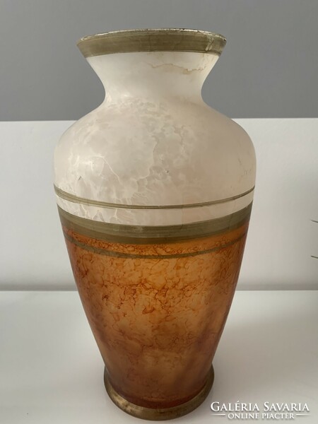 Murano veil glass vase