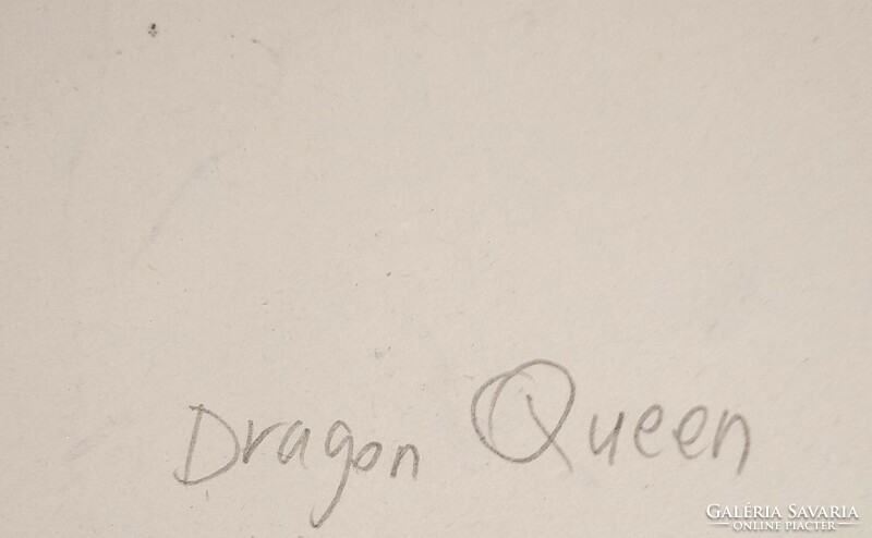 Für Emil: "Dragon Queen"  eredeti tusrajz 2023-ból!