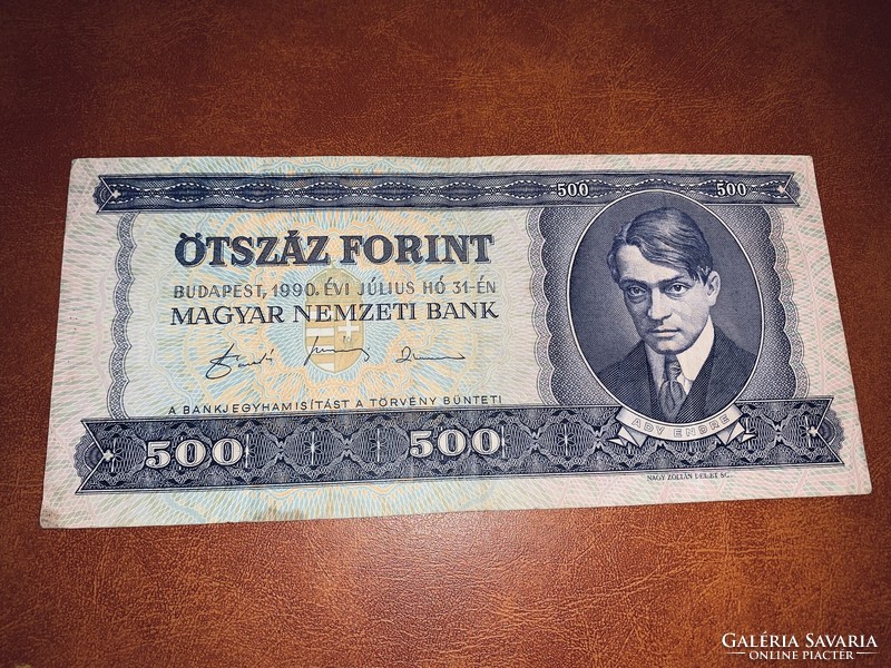 500 forint 1990 júl.31.