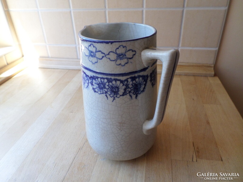 Old-antique earthenware jug spout - 1.3 liters