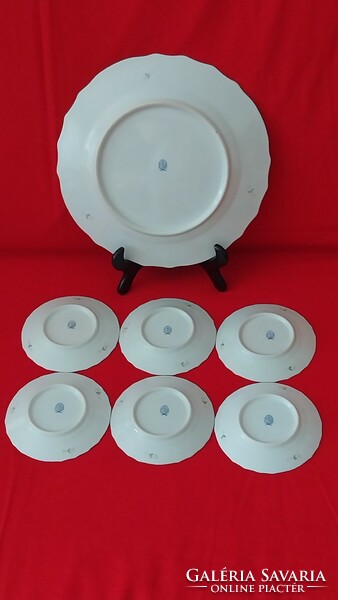 Set of 7 pieces herend nanking bouquet pattern