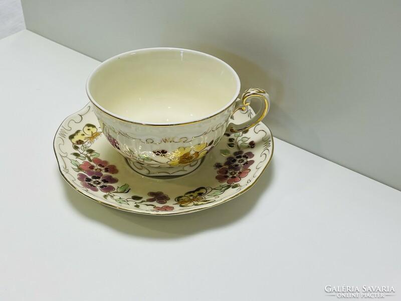 Zsolnay butterfly teacups