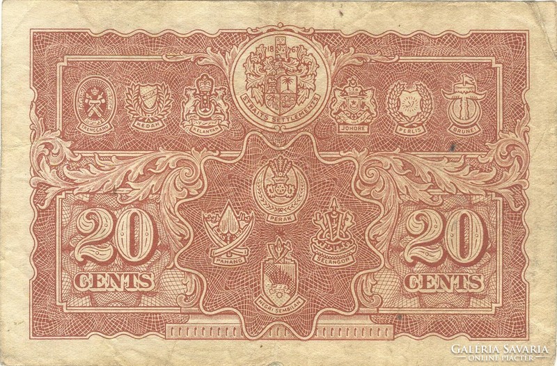 20 cent 1941 Malaya