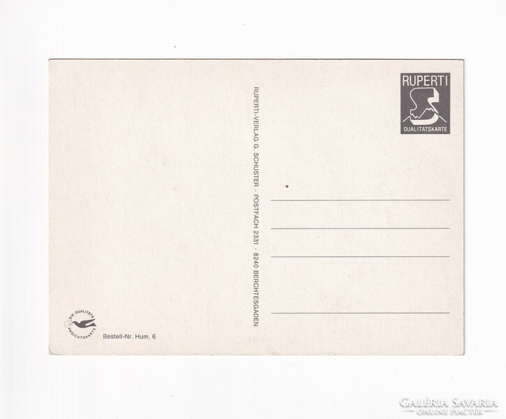 Vh:01 funny-humorous postcard postman