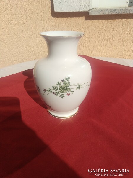 Hollóháza Erika patterned vase,, 18 cm,, new in store,,