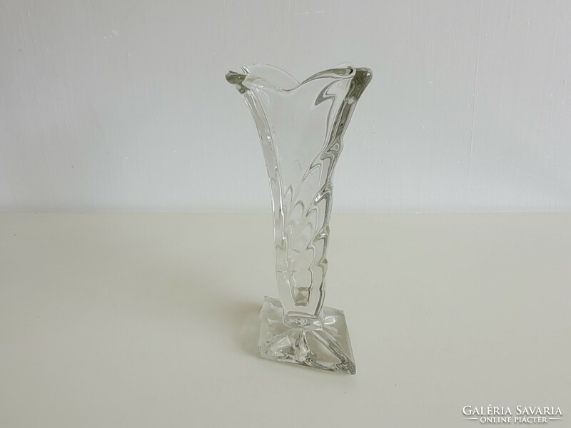 Régi art deco üveg váza