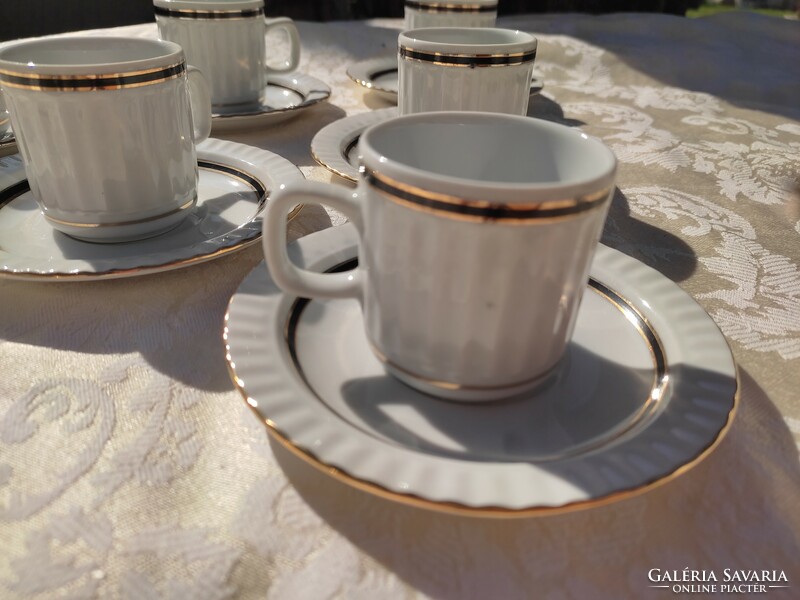 6 személyes minőségi porcelán kávéskészlet