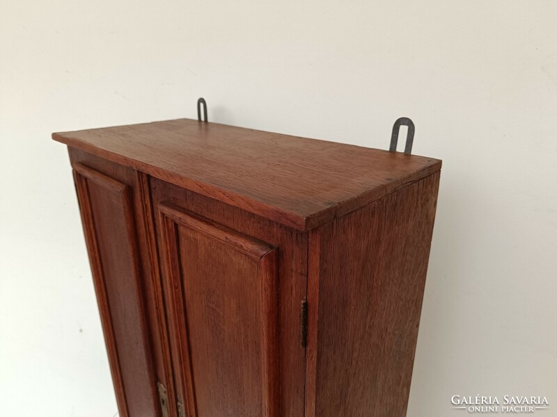 Antique small medicine wall cabinet, wooden cabinet, no lock, 618 8573