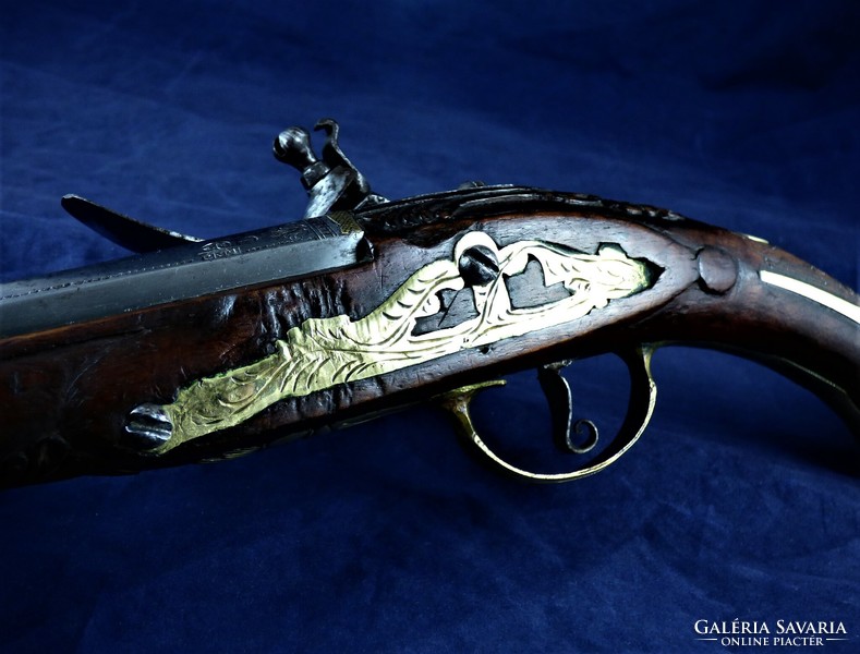 Stunning front-loading, flintlock pistol, Turkish, ca. 1750!