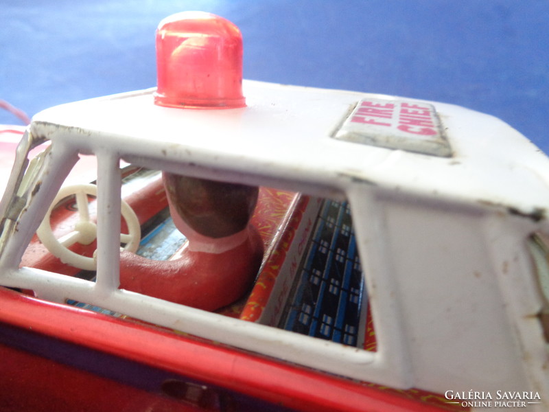 Vintage fireman remote control toy car
