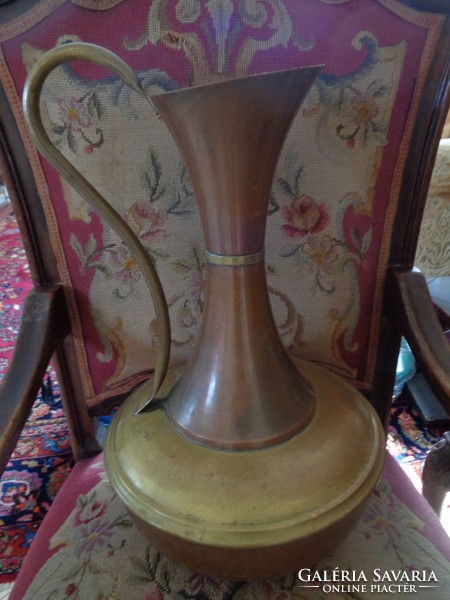 Vintage nice shaped large copper jug