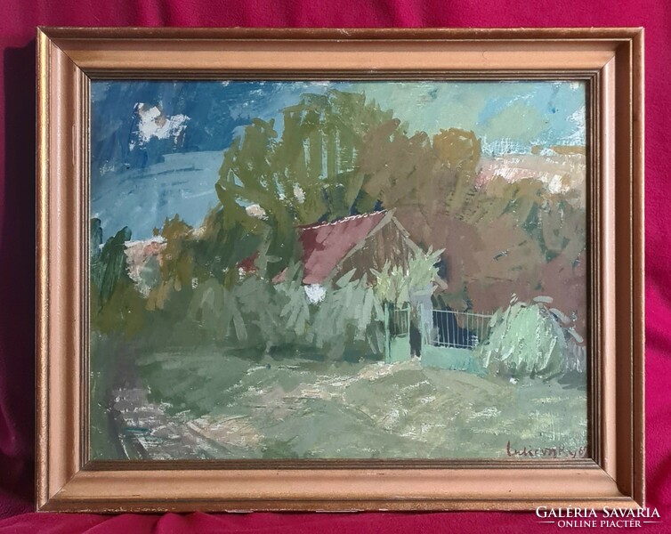 László Lukovszky (1922 - 1981): autumn landscape