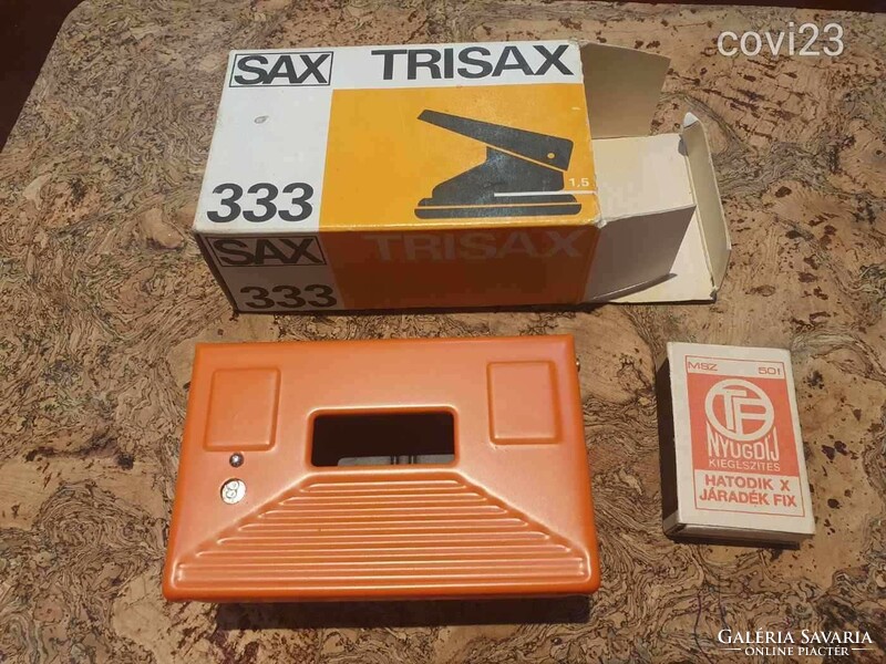 Retro sax trisax irodai lyukasztó nem volt használva kiváló árúk fóruma szocreál