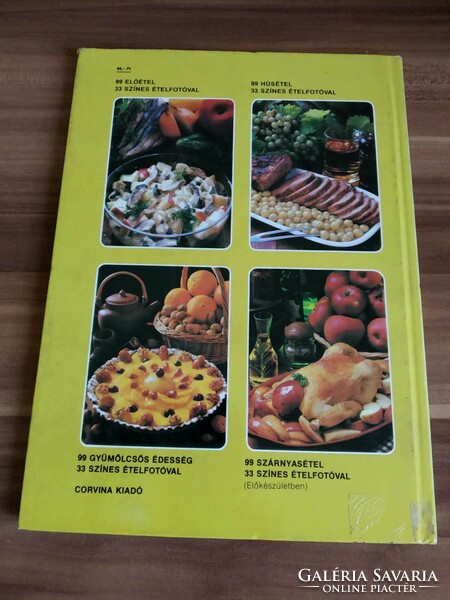 Lajos Mari, Károly Hemző: 99 cheese and egg dishes with 33 color photos, 1984 edition