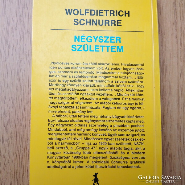 Wolfdietrich Schnurre - Négyszer születtem