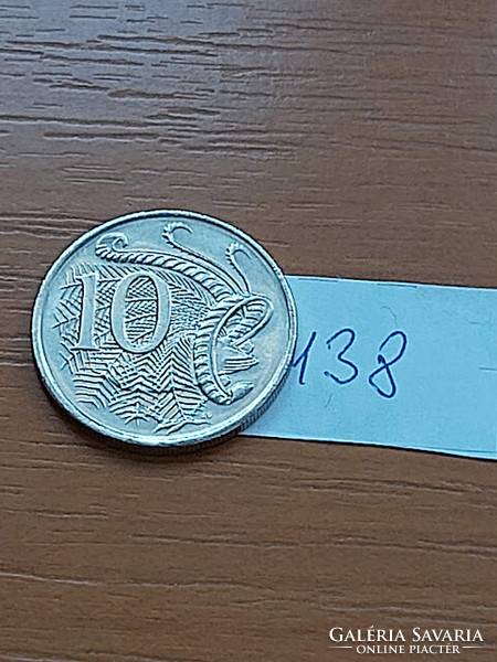 AUSZTRÁLIA 10 CENT 2008 Pompás lantfarkúmadár, II. Erzsébet, Réz-nikkel   138.