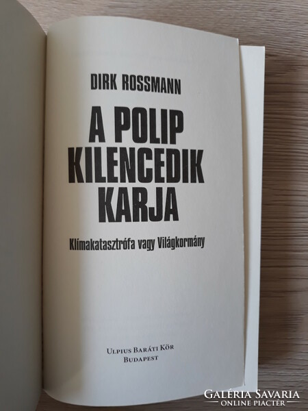 Dirk Rossmann - A polip kilencedik karja (regény)