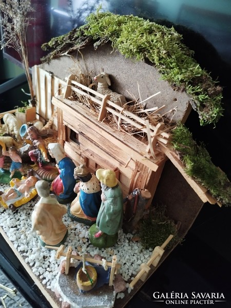 Old nativity scene