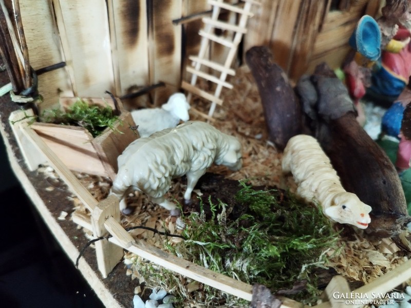 Old nativity scene