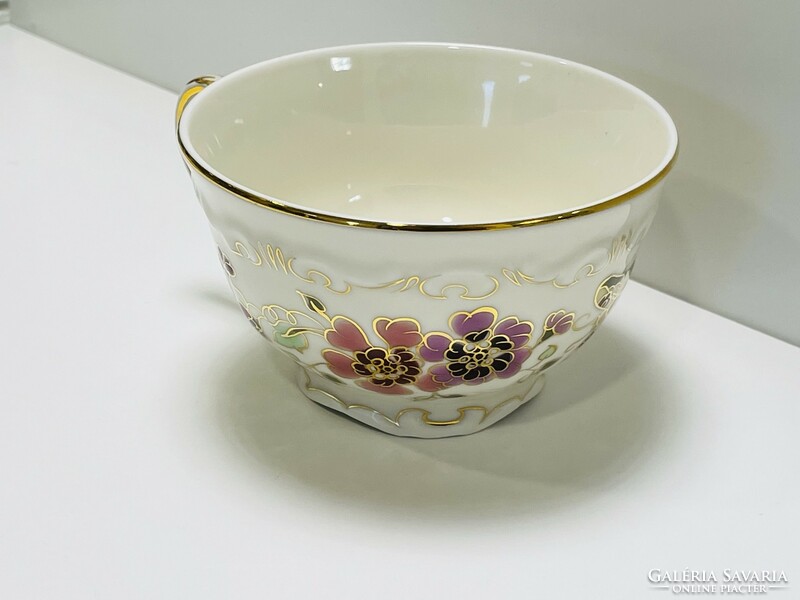 Zsolnay butterfly pattern teacups