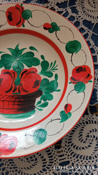 Hand painted wall plate