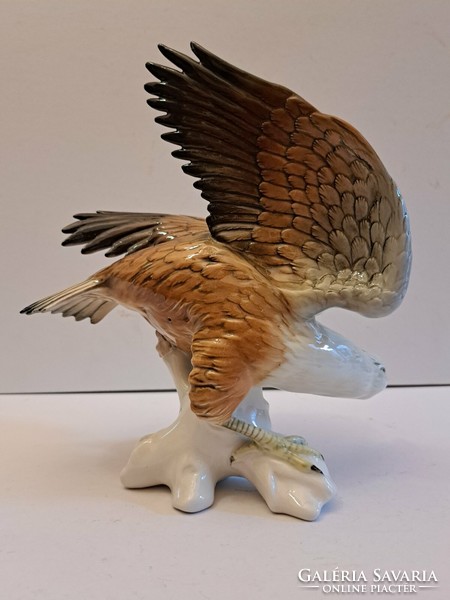 Rare!! Large marked karl ens germany german porcelain eagle figure