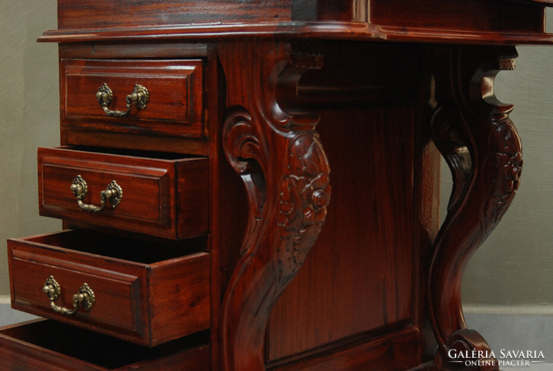 Davenport desk secretary in mahogany wood