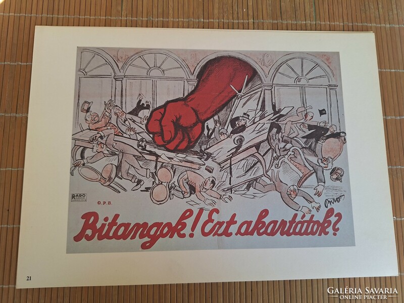 The art of the Hungarian Council Republic. 2. HUF 2,500 per piece.