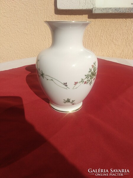 Hollóháza Erika patterned vase,, 18 cm,, new in store,,