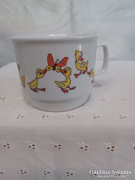 Zsolnay duck mug