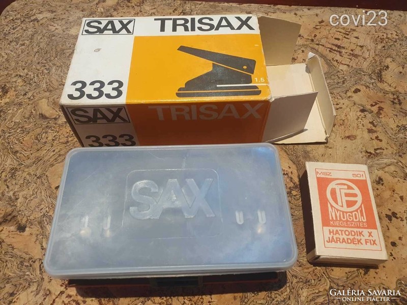 Retro sax trisax office punch was not used excellent prices forum social real