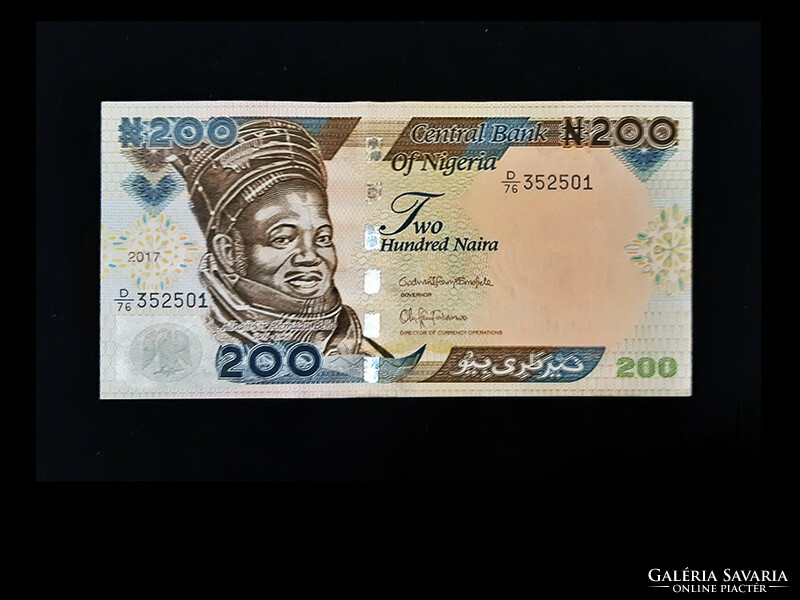 UNC - 200 NAIRA - NIGÉRIA - 2017 OLVASS!