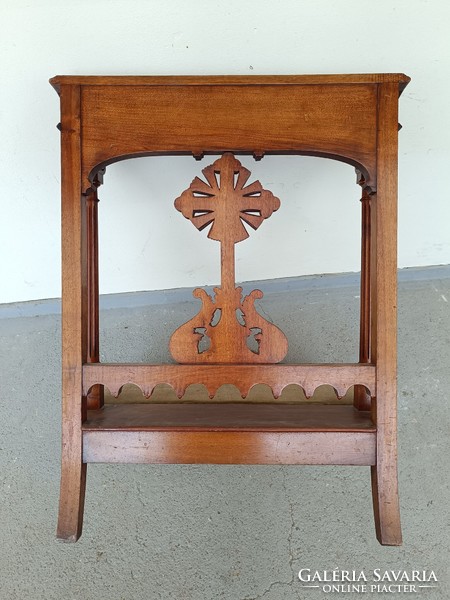 Antique kneeling prayer chair Renaissance furniture prayer chair hardwood carved prayer stool Christian 608 8545