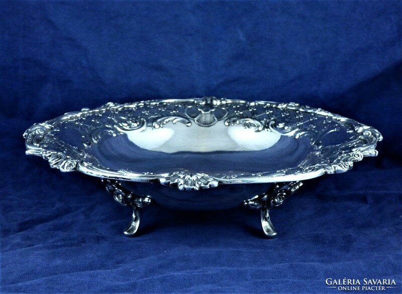 Wonderful antique silver tray, German, ca. 1890!!!