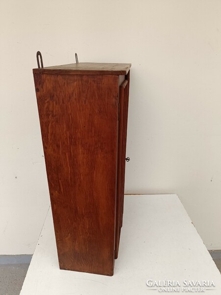 Antique small medicine wall cabinet, wooden cabinet, no lock, 618 8573