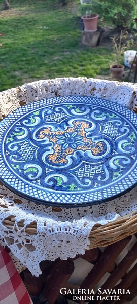 Large ceramic wall decorative plate