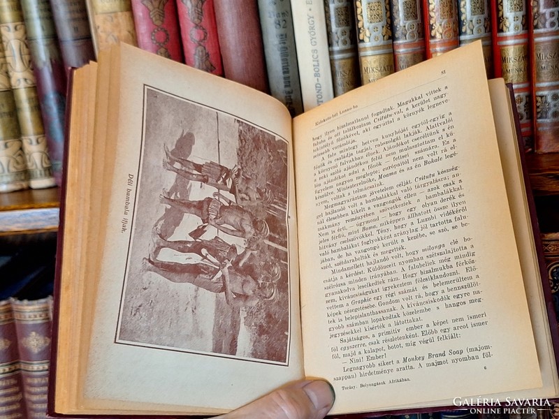 1923-TORDAY EMIL. BOLYONGÁSOK AFRIKÁBAN-HÁROM UTAZÁS AZ EGYENLITŐ MENTÉN-HAT VILÁGRÉSZ -WEILER & TSA
