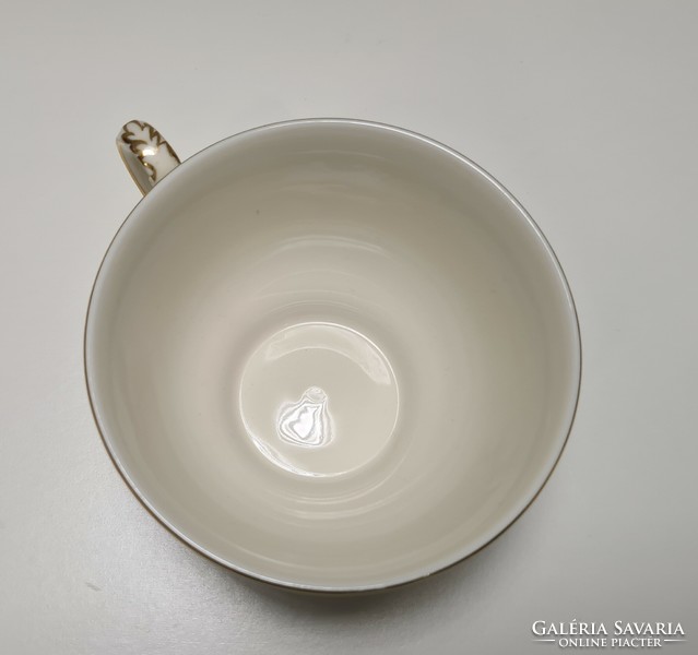 Zsolnay tea cup with cornflower pattern - anniversary, repaired -