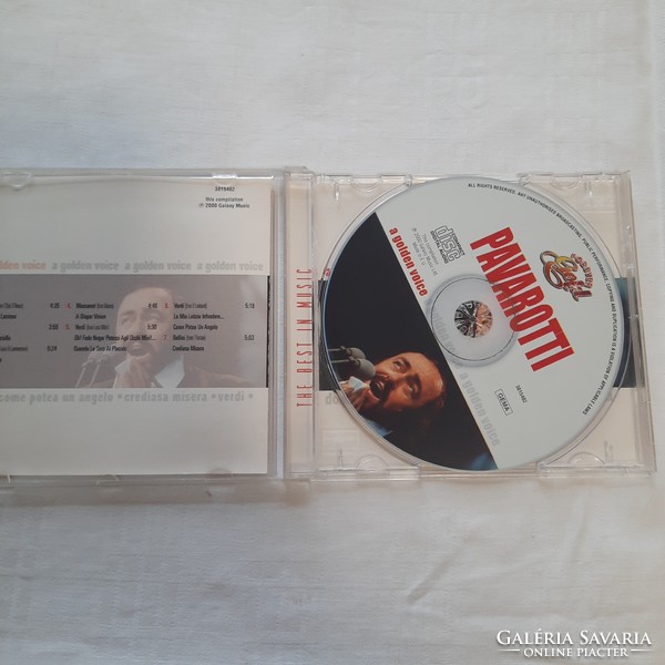 Pavarotti  the  golden voice CD  Forever Gold  Galaxy Music 2000