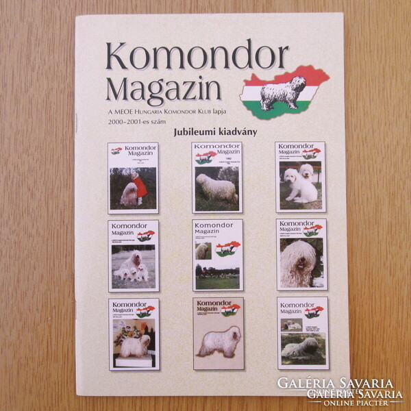 Komondor Magazin (újszerű Jubileumi kiadvány 2000-2001)