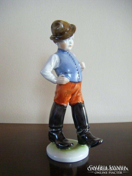 Antique Herend seven-mile boots boy