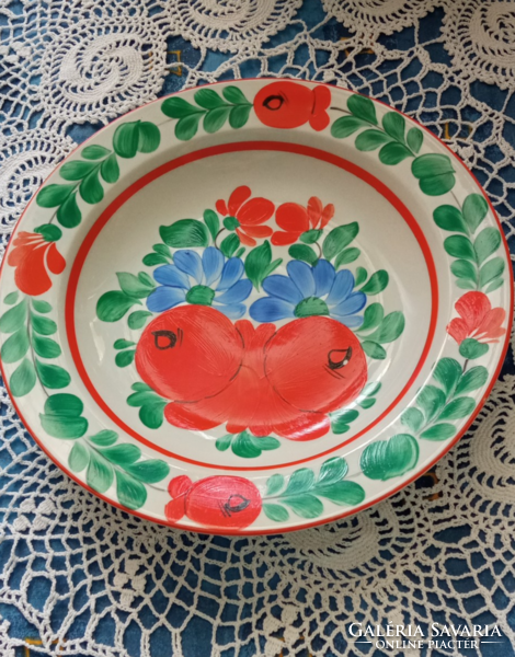 Hand painted wall plate