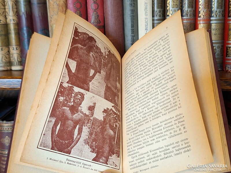1923-TORDAY EMIL. BOLYONGÁSOK AFRIKÁBAN-HÁROM UTAZÁS AZ EGYENLITŐ MENTÉN-HAT VILÁGRÉSZ -WEILER & TSA