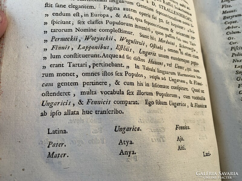 János Sajnovics is proof that the Hungarian and Lapp languages have the same Holy Saturday in 1770