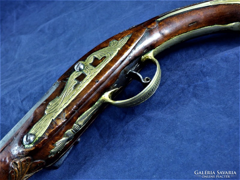 Stunning front-loading, flintlock pistol, Turkish, ca. 1750!!!