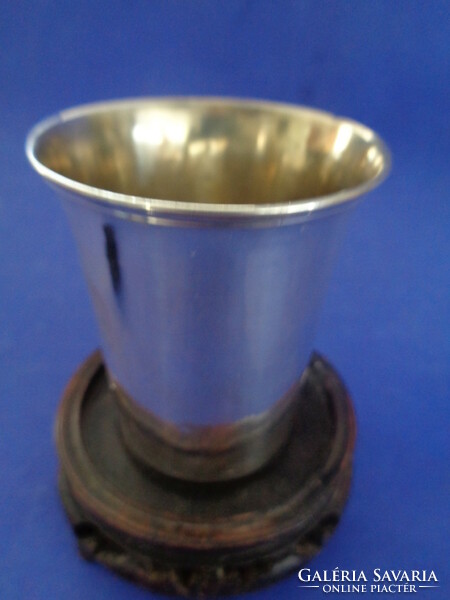 Monarchy silver baptismal cup